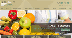 Desktop Screenshot of callaslimspa.com